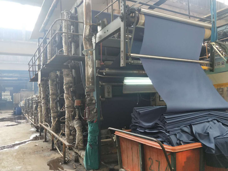 Continuous dyeing  